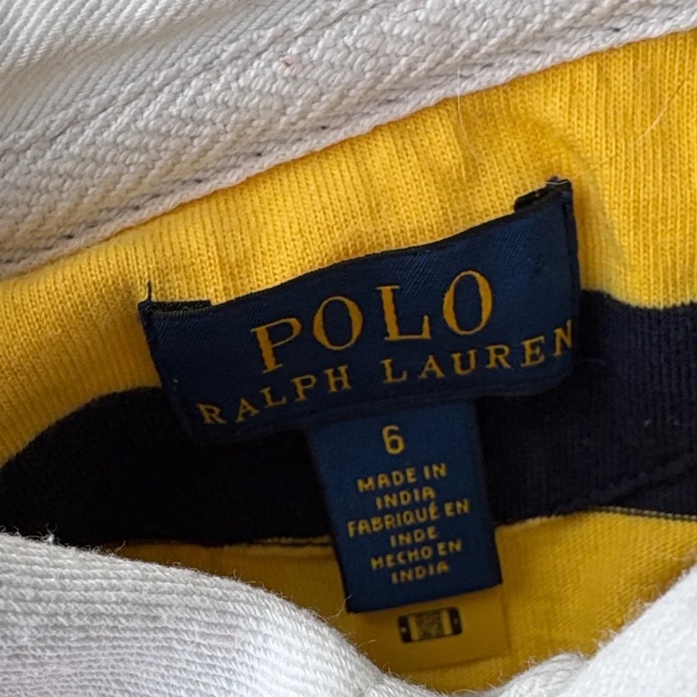 Ralph Lauren Boys Striped Polo Shirt size 6 - Picture 3 of 5